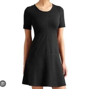 Athleta En Route Ponte Fit & Flare Dress